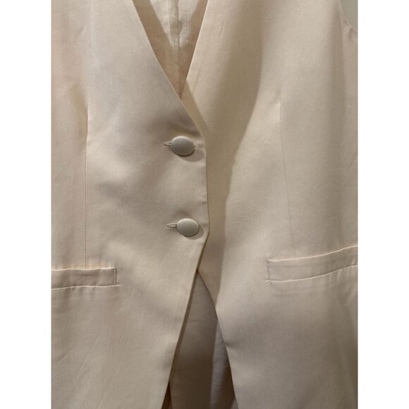 Reformation Vest Off White Beige Womens Vest With Buttons & Pockets Size S - Picture 3 of 6